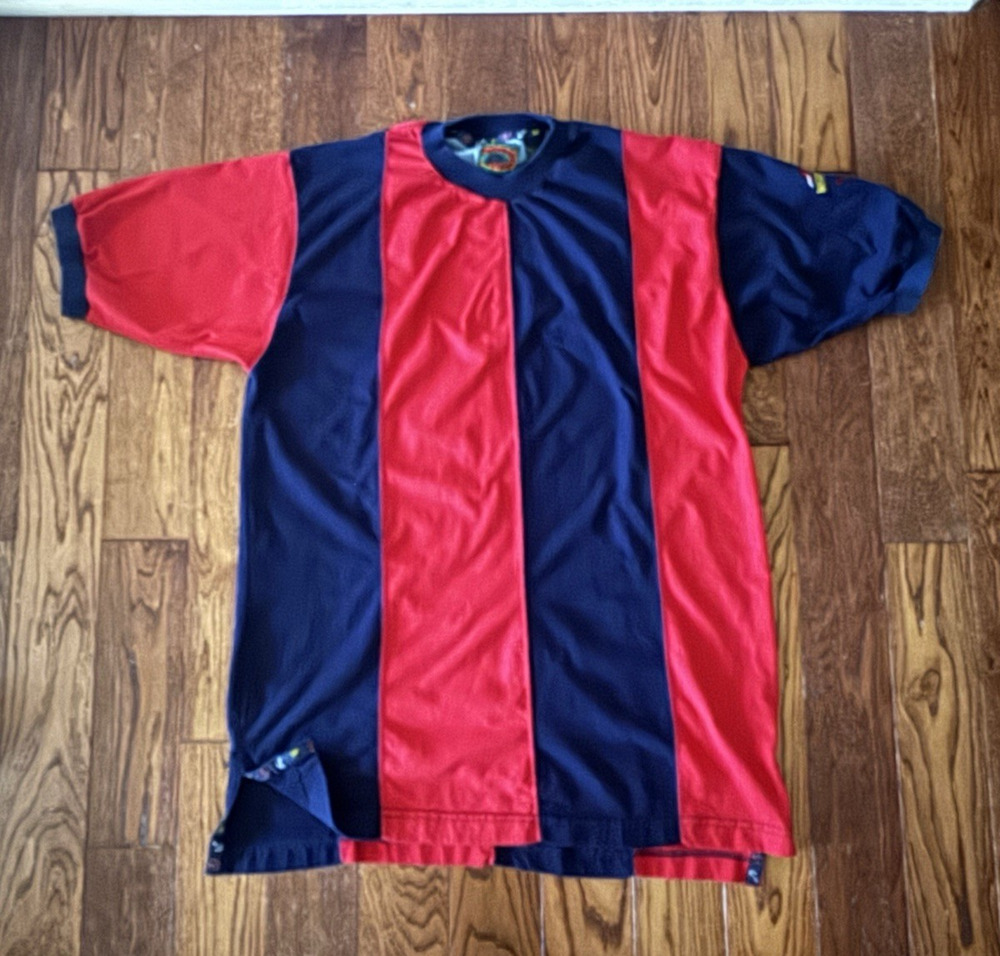 Vintage Boston Traders Nautical Colorblock Men's L Crewneck Shirt 1990s Preppy